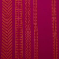 Pink Colour Cotton Jacquard Fabric