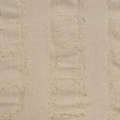 Cream Colour Cotton Jacquard Fabric