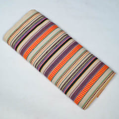 Multi Colour Cotton Jacquard Fabric