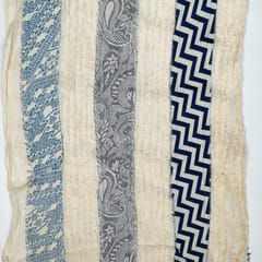 White Colour Cotton Jacquard Fabric