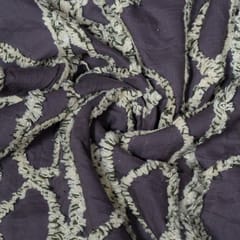 Grey Colour Cotton Jacquard Fabric