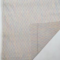 White Colour Cotton Jacquard Fabric