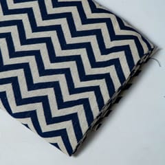 Blue Colour Cotton Jacquard Fabric