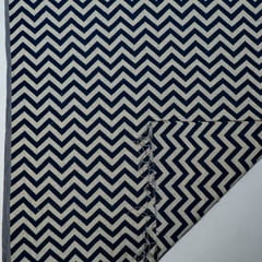Blue Colour Cotton Jacquard Fabric
