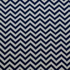 Blue Colour Cotton Jacquard Fabric