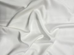 White Plain Barbie Crepe Fabric
