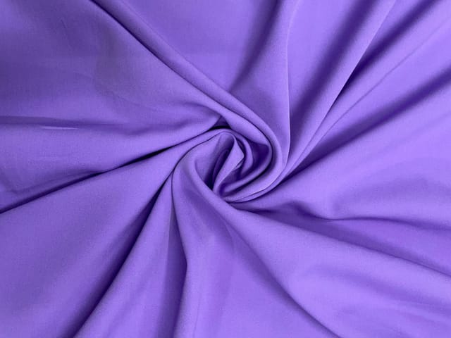 Lavender Plain Barbie Crepe Fabric N332L
