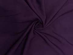 Dark Purple Plain Barbie Crepe Fabric