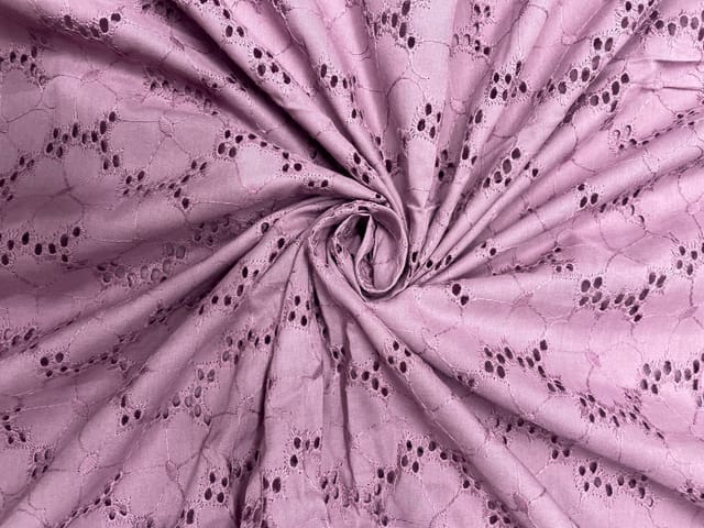 Onion Floral Hakoba Chikan Cotton Fabric
