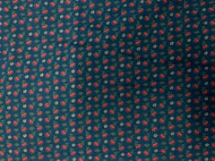 Navy Blue Floral Cotton Lizzybizzy Fabric