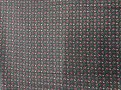 Grey Floral Cotton Lizzybizzy Fabric