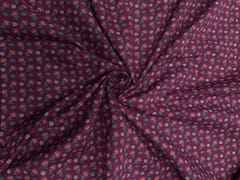 Purple Floral Cotton Lizzybizzy Fabric