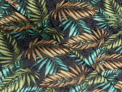 MultiColour Leaves Cotton Brasso Fabric