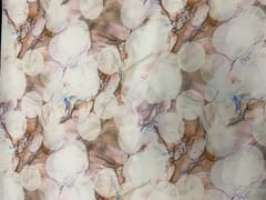 Peach Abstract Cotton Lizzybizzy Fabric