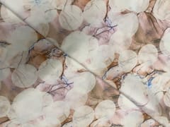 Peach Abstract Cotton Lizzybizzy Fabric