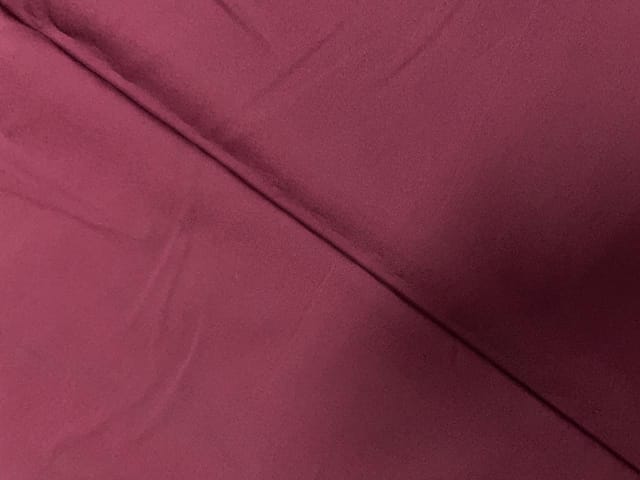 Maroon Plain Dyed Poplin Fabric