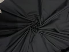 Black Plain Dyed Poplin Fabric