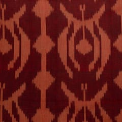 Gajree Colour Cotton Ikat Fabric