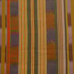 Multi Colour Cotton Ikat Fabric