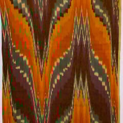 Multi Colour Cotton Ikat Fabric
