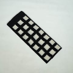 Black and White Colour Cotton Ikat Fabric