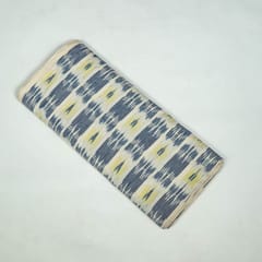 Blue Colour Cotton Ikat Fabric