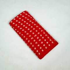Red Colour Cotton Ikat Fabric