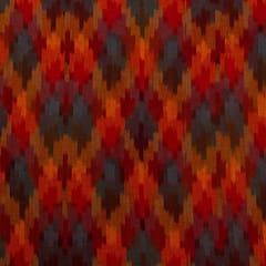 Multi Colour Cotton Ikat Fabric