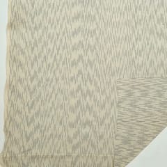 Cream Colour Cotton Ikat Fabric