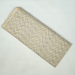 Cream Colour Cotton Ikat Fabric