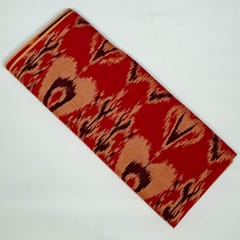 Gajree Colour Cotton Ikat Fabric