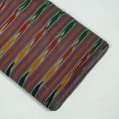 Multi Colour Cotton Ikat Fabric