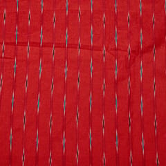 Gajree Colour Cotton Ikat Fabric