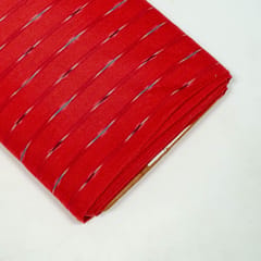 Gajree Colour Cotton Ikat Fabric