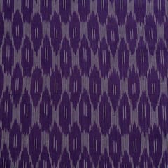 Purple Colour Cotton Ikat Fabric
