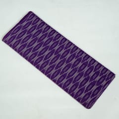 Purple Colour Cotton Ikat Fabric