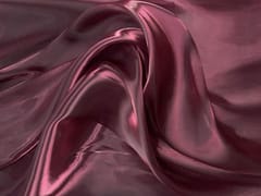 Wine Plain Fish Net Fabric