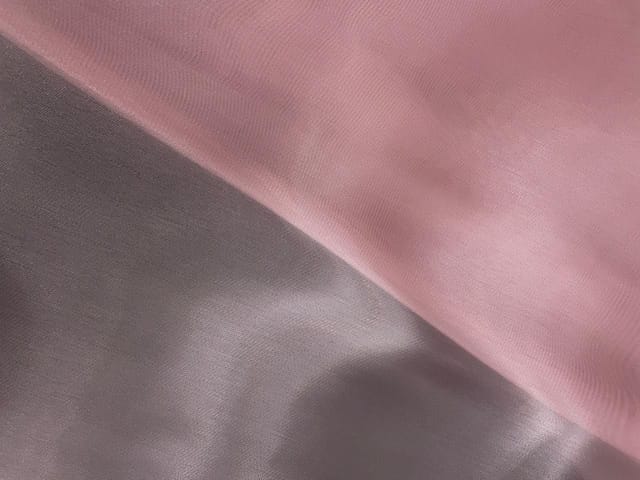 Dusty Pink Plain Fish Net Fabric