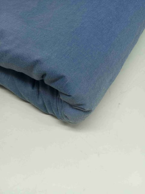 Dark Blue Chambray Yarn Dyed Cotton Fabric
