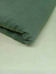 Green Chambray Yarn Dyed  Cotton Fabric