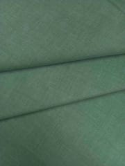 Green Chambray Yarn Dyed  Cotton Fabric