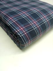 Red Wine Yarn Dyed Twill Weave Cotton Fabric