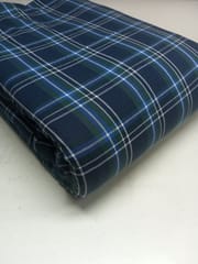 Green Yarn Dyed Twill Weave Cotton Fabric