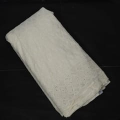 Dyeable Cotton Embroidered Fabric