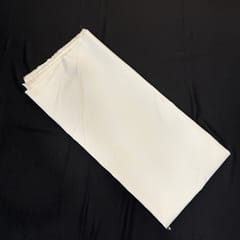 White Glaze Cotton Lycra Spandex Fabric 300GSM