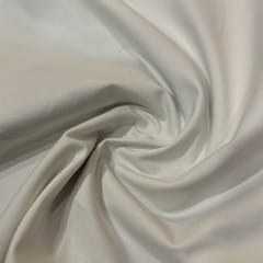 White Glaze Cotton Lycra Spandex Fabric 300GSM