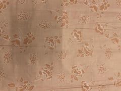 Light Dusty Orange Floral Cotton Brasso Fabric
