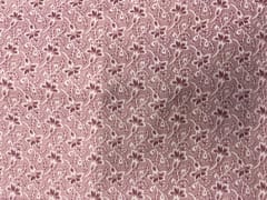 Onion Pink Floral Cotton Brasso Fabric