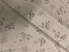 Grey Floral Cotton Brasso Fabric
