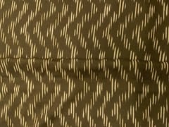 Olive Green Chevron Cotton Lizzybizzy Fabric